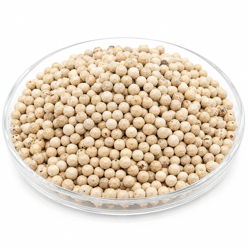 Whole White Pepper | Aromatic Safed Mirch Peppercorns