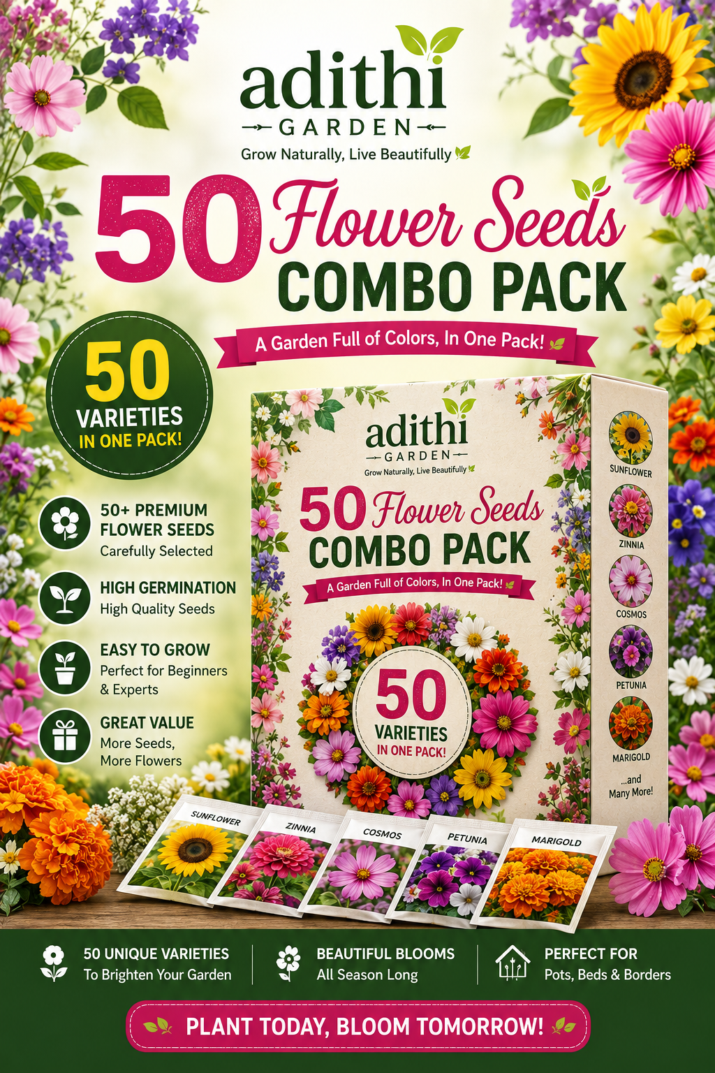 Flower Seeds Combo