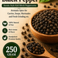 Dried Black Pepper | Kerala-Style Kali Mirch Peppercorns | Aromatic Spice for Curries