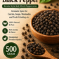 Dried Black Pepper | Kerala-Style Kali Mirch Peppercorns | Aromatic Spice for Curries