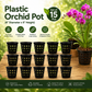 Premium Plastic Orchid Pot (6" Diameter x 5" Height)