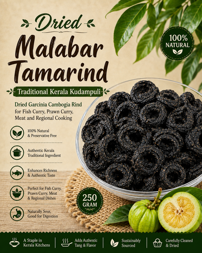 Whole Malabar Tamarind  Dried Garcinia Cambogia