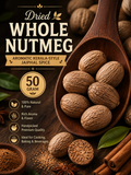 Whole Nutmeg | Aromatic Kerala-Style Jaiphal Spice |