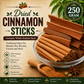 Cinnamon Sticks | Aromatic Whole Dalchini Bark | Traditional Spice for Masala
